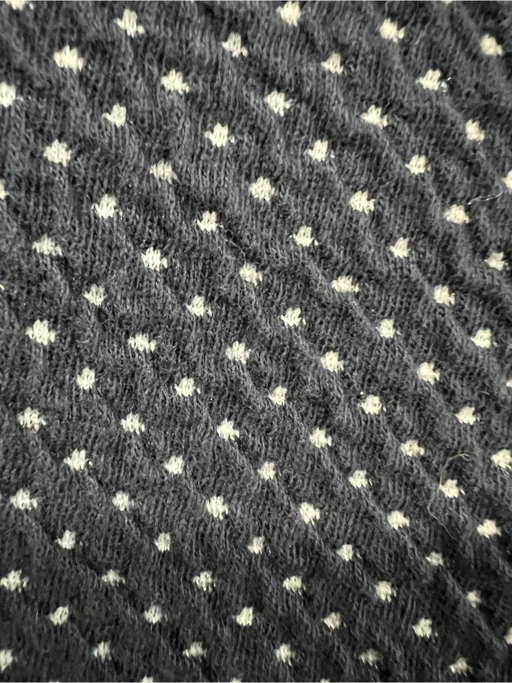 Michael Kors Navy Polka Dot Stretch Leggings with Gold Logo